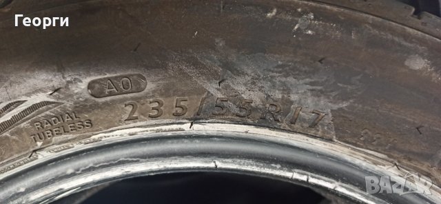 2бр.летни гуми 235/55/17 Dunlop, снимка 4 - Гуми и джанти - 40790308