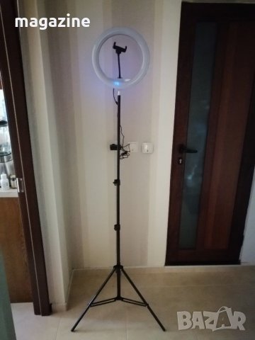 Ново! ХИТ! ПРОФЕСИОНАЛНА СЕЛФИ РИНГ ЛЕД ЛАМПА за снимки и Видео ТикТок , снимка 6 - Чанти, стативи, аксесоари - 29679089