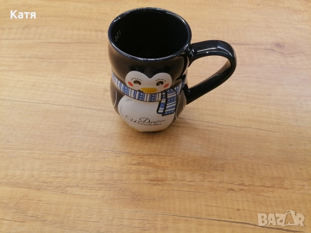 Колекционерска чаша с пингвин , снимка 3 - Чаши - 52436013