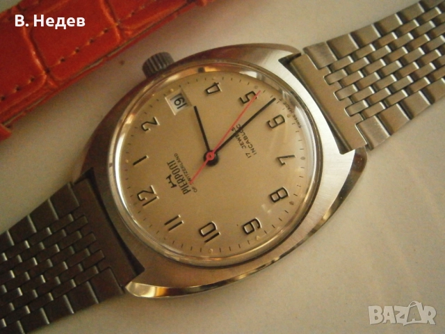 NOS! PIERPONT of Switzerland, FHF974, 17 jewels, incabloc, Swiss, TOP!, снимка 4 - Мъжки - 52838785