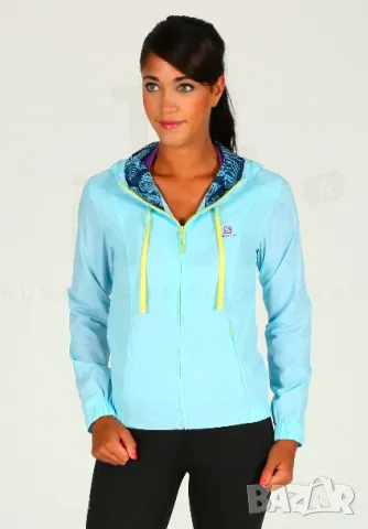 тънко дамско яке Salomon Mahakali Hoodie W размер Л-ХЛ, снимка 3 - Якета - 48313436
