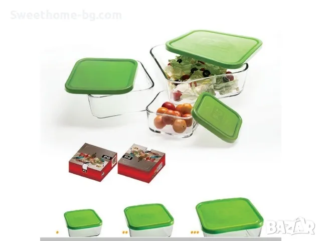 Стъклени купи за съхранение , снимка 1