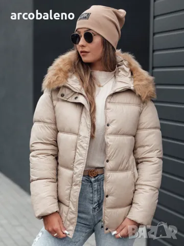 NORDKOLL Дамско зимно яке с качулка, 3цвята , снимка 10 - Якета - 48264585