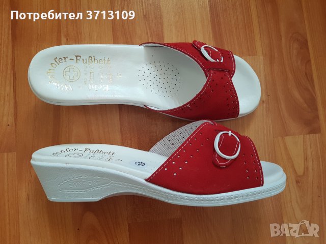 Нови дамски чехли ,Италия ,естествена кожа ,номер 42