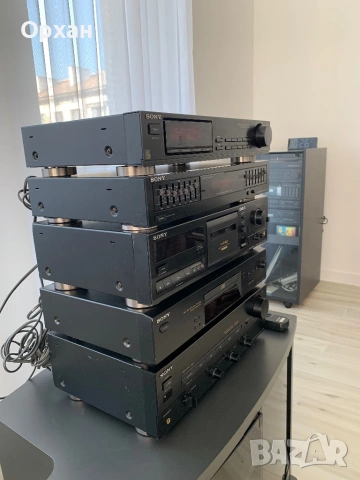 Ретро Hi-Fi Система SONY – Пълен комплект от 5 компонента (Топ състояние), снимка 3 - Аудиосистеми - 54242659
