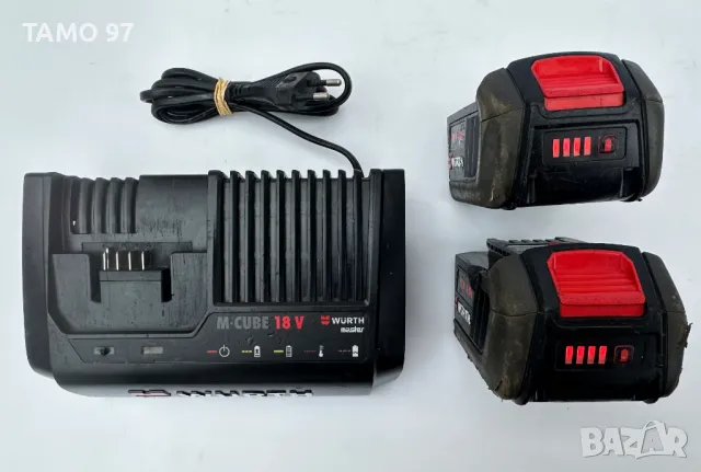 Wurth AWS 18-125 P COMPACT - Безчетков ъглошлайф 2x18V 4.0Ah M-Cube, снимка 7 - Други инструменти - 47973872