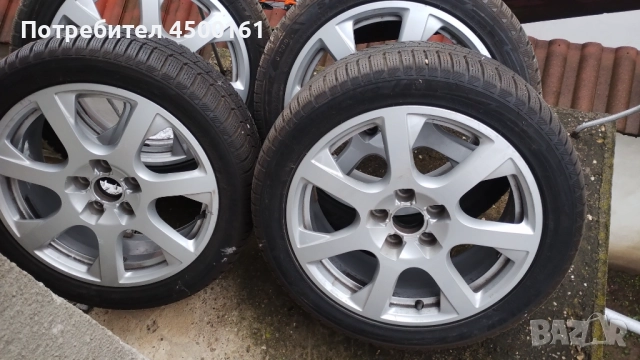 Алуминиеви джанти със зимни гуми 17', снимка 7 - Гуми и джанти - 52979350