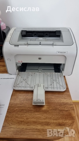 Лазерен принтер HP P1005, снимка 3 - Принтери, копири, скенери - 52832833