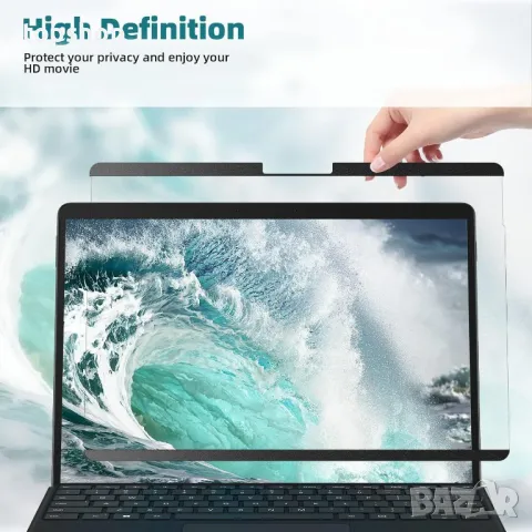 Protescreen 12,3-инчов магнитен екран за поверителност, за Surface Pro 7+/7/6/5/4/3, снимка 7 - Фолия, протектори - 50407752