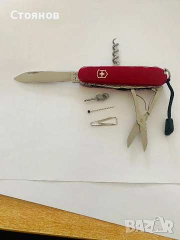 Чисто ново швейцарско ножче Victorinox с ножичка, снимка 5 - Ножове - 54200492