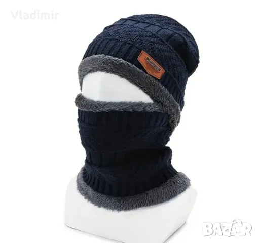 Комплект шапка с яка