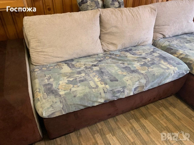 Голям диван с функция сън, снимка 2 - Дивани и мека мебел - 49309720