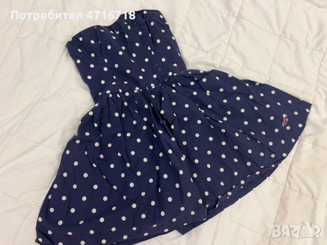 рокля с корсет на точки