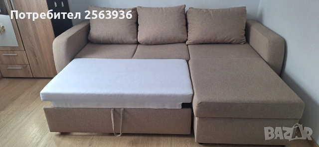 Ъглов диван, снимка 4 - Дивани и мека мебел - 54178771