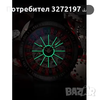 MUKUO Дизайнерски Автоматичен, механичен часовник Рулетка, водоустойчив , снимка 3 - Мъжки - 49598775