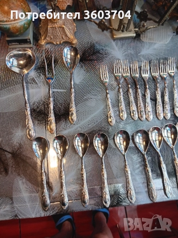 прибори за хранене сервиз, снимка 2 - Прибори за хранене, готвене и сервиране - 51830657