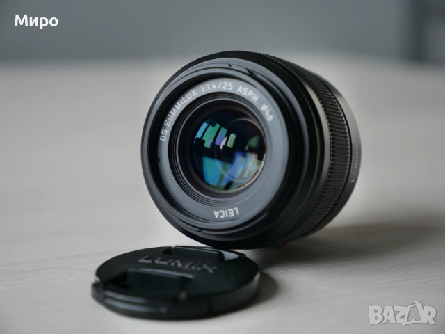 Panasonic Leica DG Summilux 25mm f/1.4 Asph. [Отличен!], снимка 7 - Обективи и филтри - 52974735