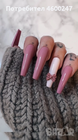 Press-on нокти, снимка 4 - Продукти за маникюр - 52554669