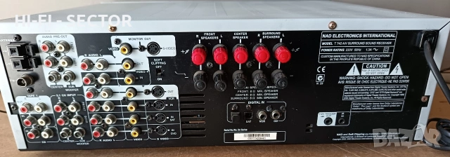 NAD T 741 ресйвър , снимка 6 - Ресийвъри, усилватели, смесителни пултове - 53983287