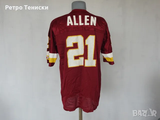 Тениска Washington Commanders (Allen Champion #21) Champion — Мъже размер 48 Червено, снимка 2 - Други спортове - 56312775