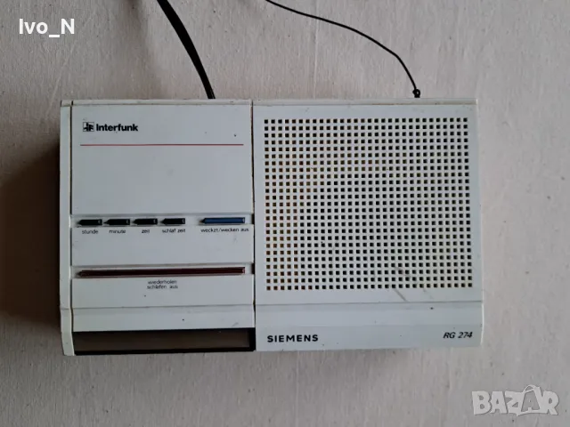 Дигитален часовник Simens RG 274., снимка 4 - Радиокасетофони, транзистори - 48642189
