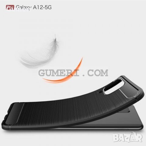 Samsung Galaxy A12 Карбонов удароустойчив гръб , снимка 10 - Калъфи, кейсове - 31603025