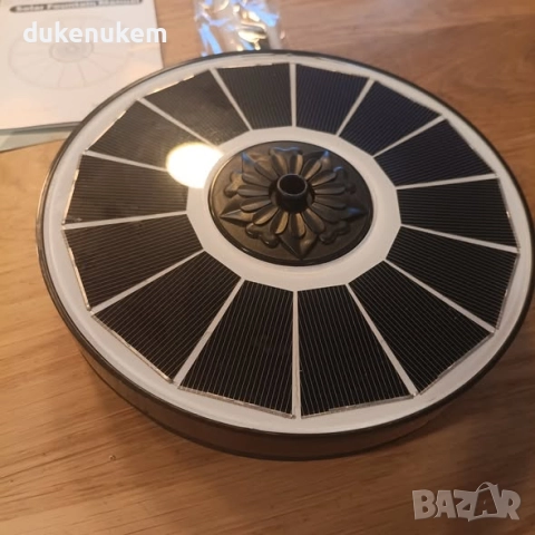 Соларен фонтан 3.5W с батерия 2000 mAh – 2025 ъпгрейд модел, снимка 8 - Градински мебели, декорация  - 52452378