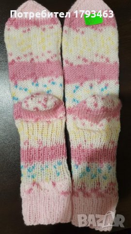 ръчно плетени дамски чорапи размер 36-37, снимка 3 - Рокли - 29338522
