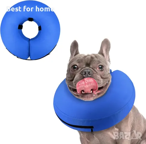 Надуваема яка за кучета размер М  Supet - за възстановяване след операция