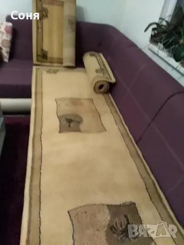  Персийски пътеки за спалня 2 комплекта , снимка 5 - Пътеки - 24467403