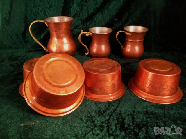 медни халби и купички за печене