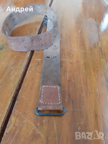 Стара кожена ремъчка #2, снимка 4 - Антикварни и старинни предмети - 31227746