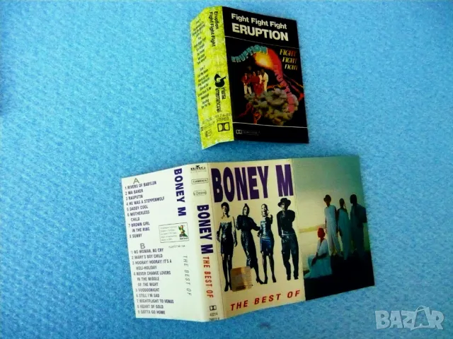 Boney M, Eruption - аудио касети, снимка 3 - Аудио касети - 50337447