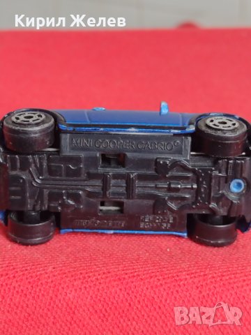 Метална количка MINI COOPER CABRIOLET много красива за КОЛЕКЦИЯ 37672, снимка 8 - Колекции - 40678427