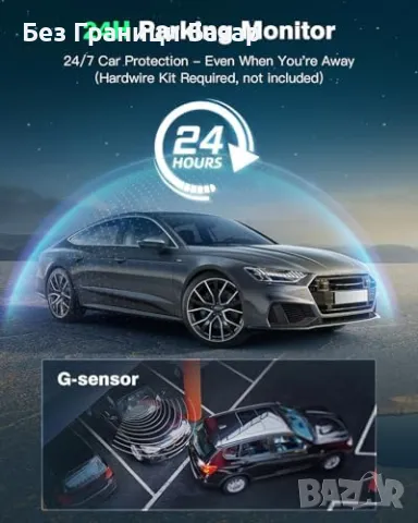 Нов Dash Cam 4K + 1080P двоен видеорегистратор WiFi камера за кола 64GB, снимка 5 - Друга електроника - 50034537