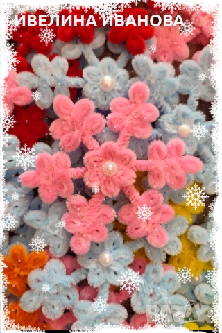 Снежинка, украса за елха, снимка 3 - Декорация за дома - 52297162