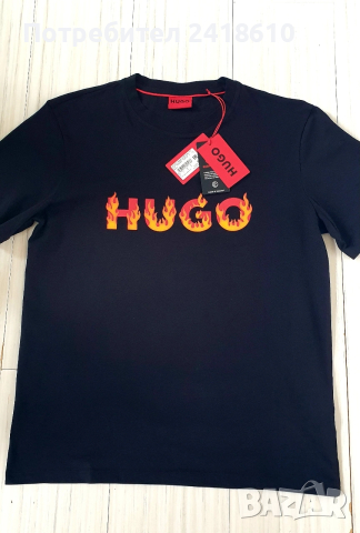 Hugo Boss HUGO Danda Cotton Mens Size L НОВО! ОРИГИНАЛ! Мъжка Тениска!