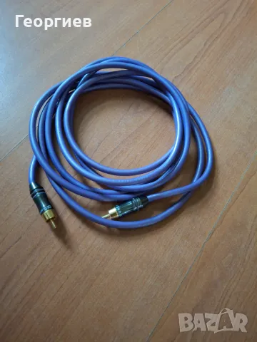 QED Qunex P75   99,999OFC coax cable,3m, снимка 11 - Аудиосистеми - 50058716