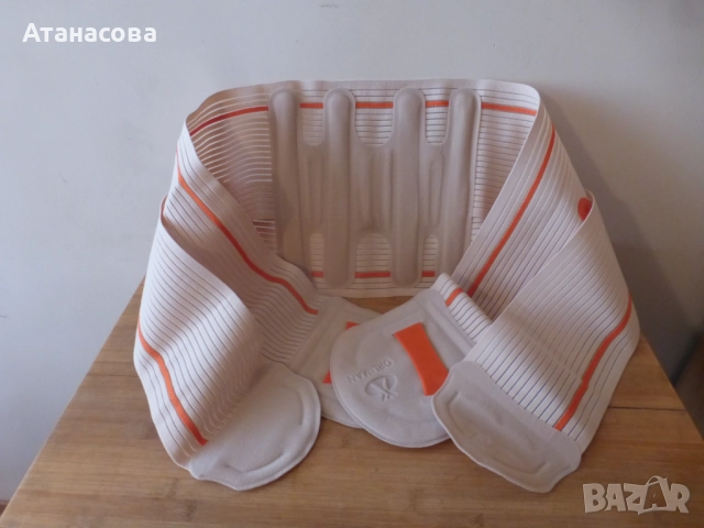 Голям размер ортопедичен лумбален колан за кръст 140 см, ортеза, снимка 2 - Корсети, колани и коректори - 52505440