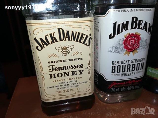 JACK DANIELS JIM BEAM CONNEMARA 3 ПРАЗНИ ШИШЕТА 0103231619, снимка 3 - Колекции - 39851442