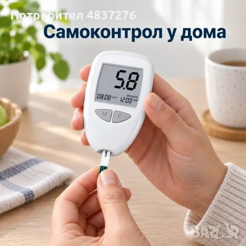 Глюкомер за кръвна захар, снимка 5 - Уреди за диагностика - 56106105