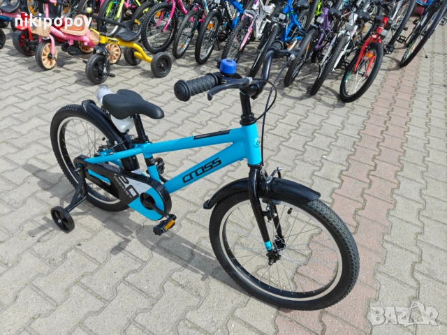 CROSS Алуминиев велосипед 20" ROCKET син, снимка 4 - Велосипеди - 53980839