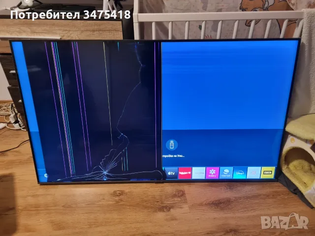 Телевизор Samsung QE55Q67TAU на части