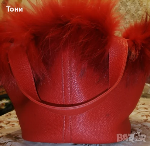 Нова Дамска Кожена Чанта 