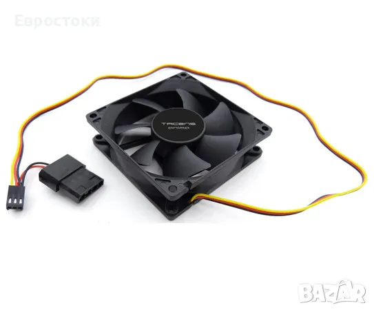 Компютърен вентилатор Tacens Anima AF8, вентилатор за лаптоп 8 см, 12V, 1.44W, 14 dB, 7 перки, 1800 , снимка 5 - Захранвания и кутии - 49609739