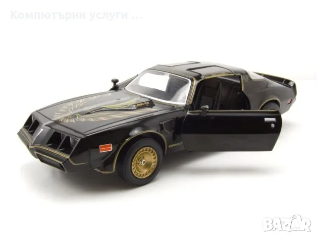 Pontiac Firebird Trans Am 1977 - мащаб 1:24 на Greenlight моделът е нов в кутия, снимка 3 - Колекции - 55803561