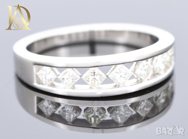 Нов Златен Пръстен с 0.55кт Естествени Диаманти, снимка 3 - Пръстени - 42863189