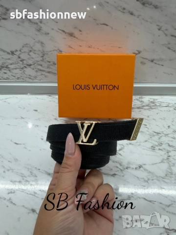 Louis Vuitton колан естествена кожа в кутия, снимка 3 - Колани - 52488141