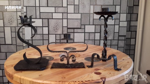 Свещници от ковано желязо 10лв за брой , снимка 9 - Декорация за дома - 37359353