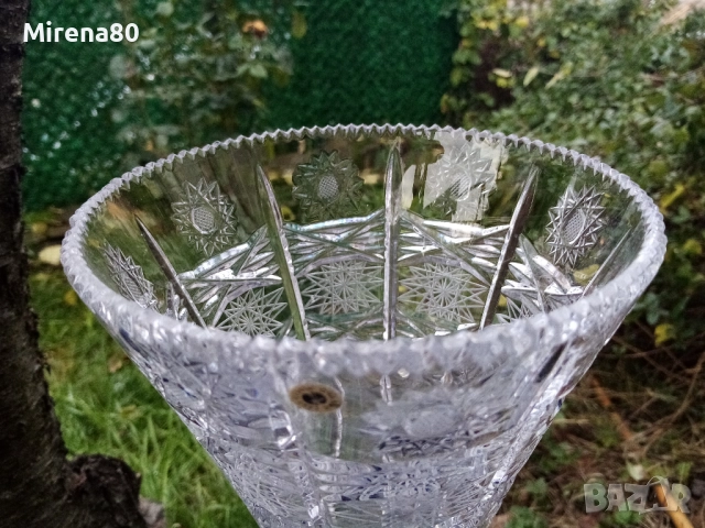 Българска кристална ваза - нова !, снимка 3 - Вази - 52654869